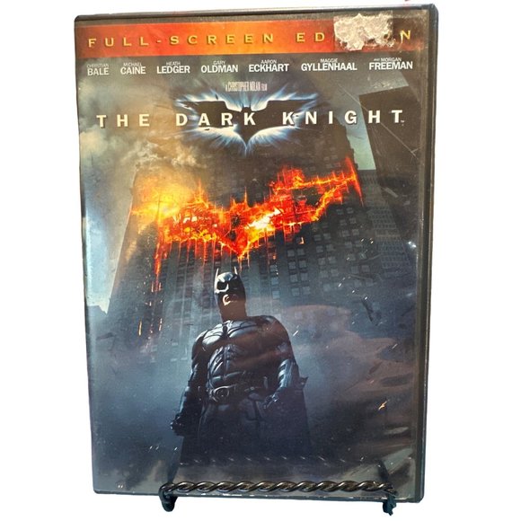 Warner Bros. Other - The Dark Knight DVD Full Screen PG13 Batman DC Comics The Joker Bruce Wayne